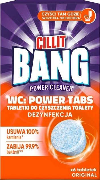 Засіб для чищення унітазу Cillit Bang , 6 шт