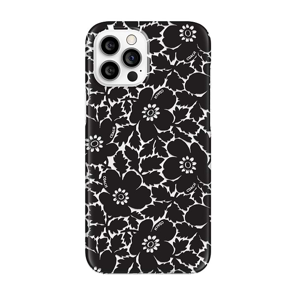 Фото - Чохол для смартфону Coach Protective Case for iPhone 12 Pro Max - Bold Floral Black/Clear (CIPH-055-BFBLK)