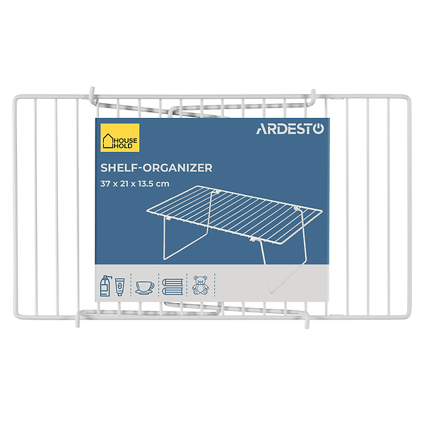 Фото - Органайзер для кухни Ardesto 37x21x13.5 см (ARHK4507W)