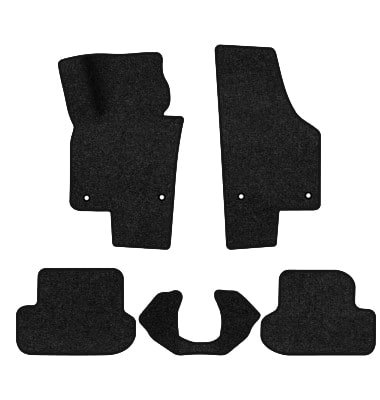 Коврики ворсовые в салон авто EVAtech Premium для Volkswagen Beetle 2011-2019 2 поколение Cabrio EU черный кант (VW11636CK5AV4VPB)