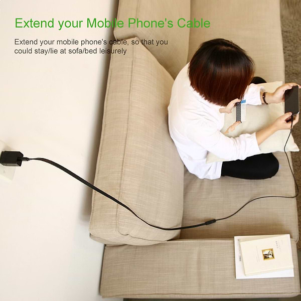 Фото - Кабель USB Type-A - USB Type-A UGREEN US103 USB 2.0 AM-AF 3 m Nickel Plating Extension Cable Black (10317)