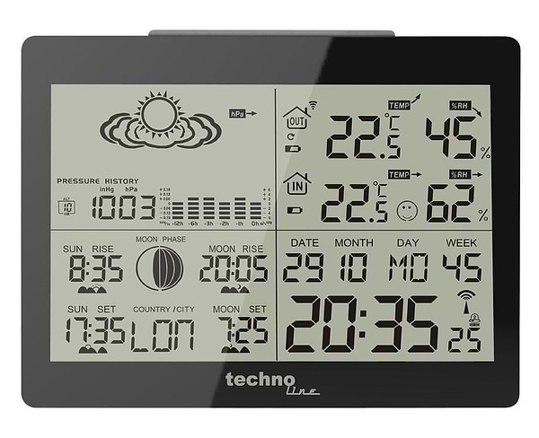 Фото - Метеостанція Technoline Black (WS6760)