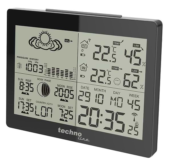 Фото - Метеостанція Technoline Black (WS6760)
