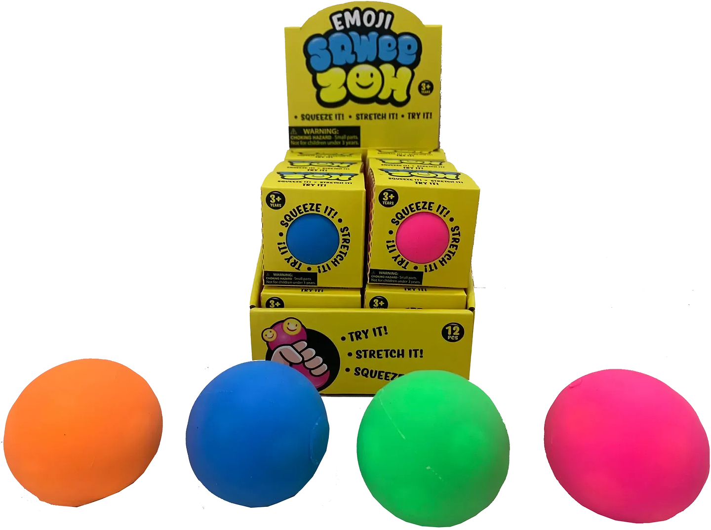Антистресс игрушка HY toys Эмодзи 6.5 см в ассортименте (CKS-10739)