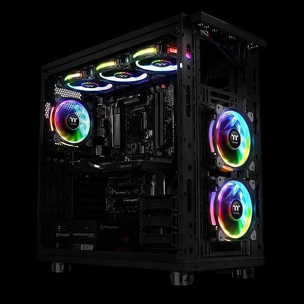 Фото - Корпусный вентилятор Thermaltake Riing Plus 12 RGB Radiator Fan TT Premium Edition (CL-F053-PL12SW-A)