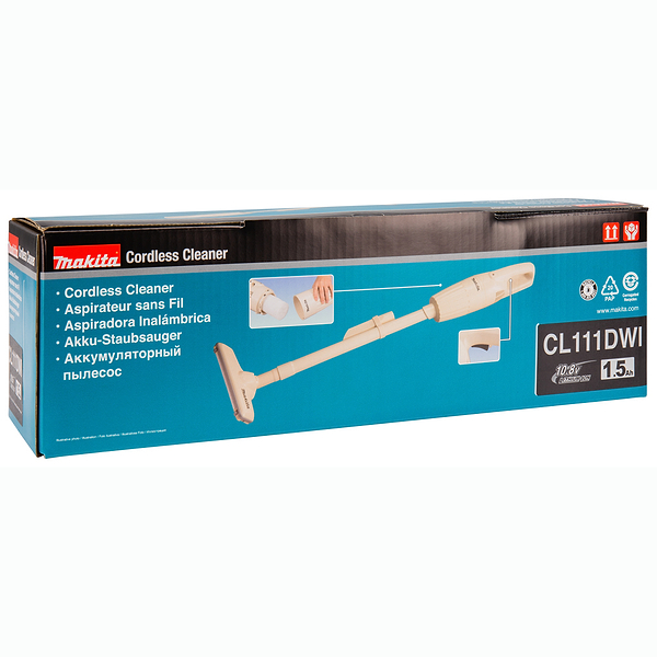 Фото - Пилосос ручний для дому Makita CL111DWI