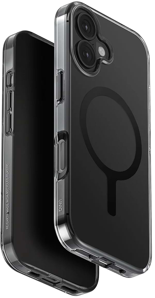 Фото - Чохол для смартфону Uniq Clario for iPhone 17 Magclick Charging black (CLARMSMK) Фото - Чохол для смартфону Uniq Clario for iPhone 17 Magclick Charging black (CLARMSMK)