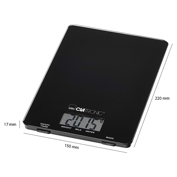 Фото - Ваги кухонні Clatronic KW 3626 Black