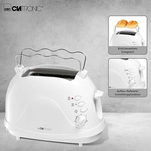 Фото - Тостер Clatronic TA 3565 White