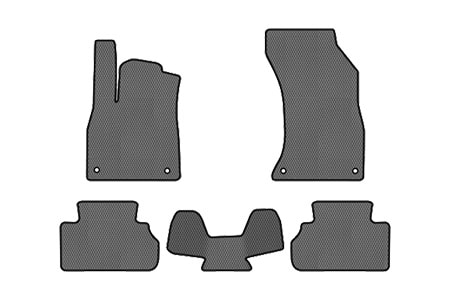 EVA коврики в салон авто EVAtech для Q5 Quattro Premium (FY) Audi 2017-2024 2 поколение SUV USA (AU42729CLB5AV4RGB)