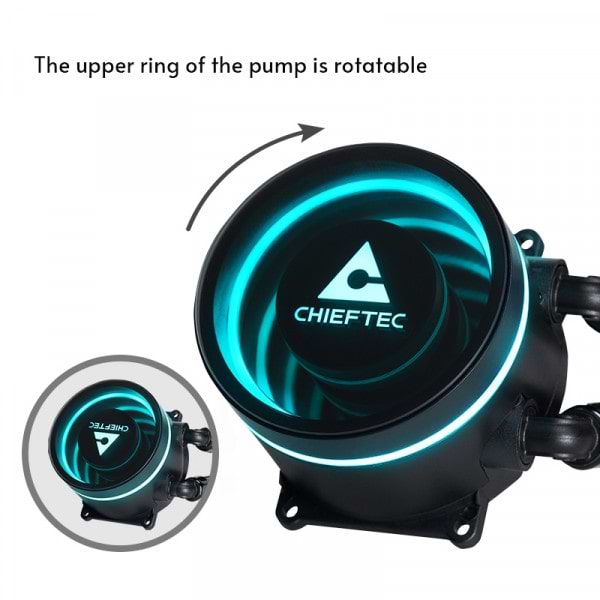Фото - Водяна система охолодження Chieftec Iceberg 360 ARGB (CLC-360-RGB)