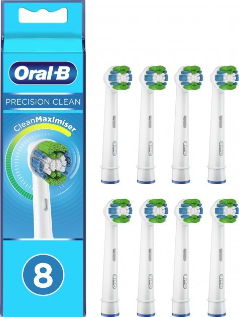 Насадка для зубной щетки Braun Oral-B Precision Clean EB20RB CleanMaximiser 8 шт. - Фото 1