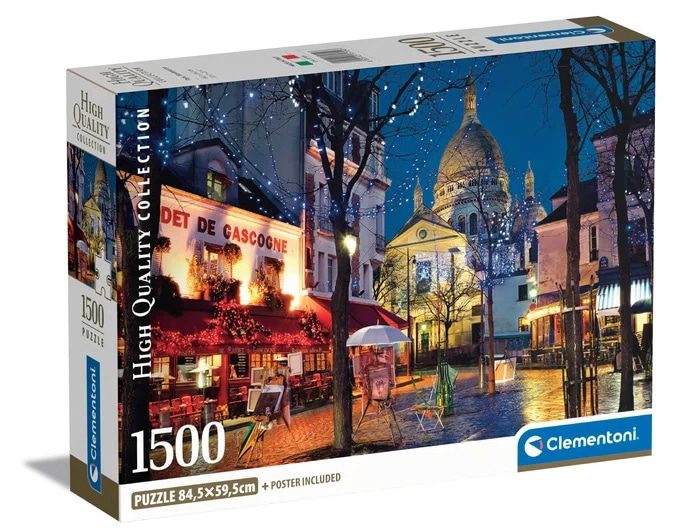 Пазли (8 +) Clementoni Колекція високої якості Монмартр, Париж 1500 ел. (31709)