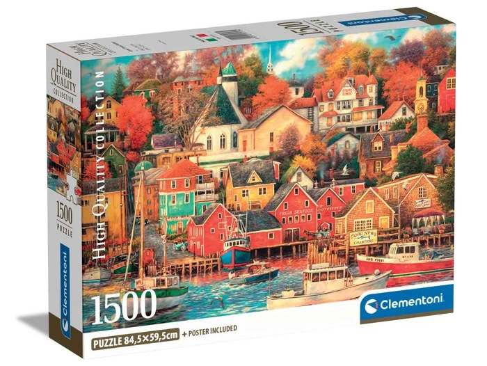Пазли (8 +) Clementoni Колекція високої якості Тиха гавань 1500 ел. (31713)