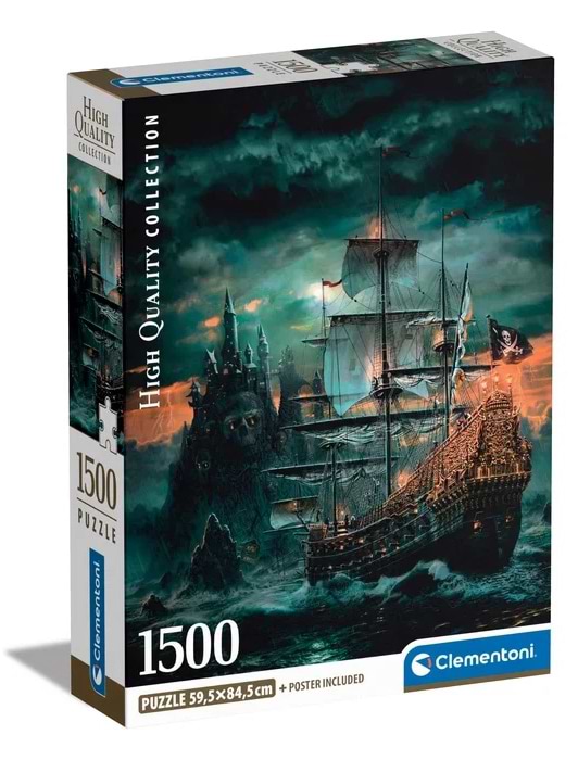 Пазли (8 +) Clementoni Колекція високої якості Піратський корабель 1500 ел. (31719)