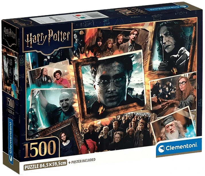 Пазлы (8+) Clementoni Главные герои сериала Гарри Поттер 1500 эл. (31736)
