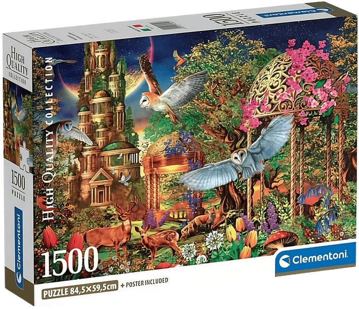 Пазлы (8+) Clementoni Коллекция высокого качества Сказочный лес 1500 эл. (31741)