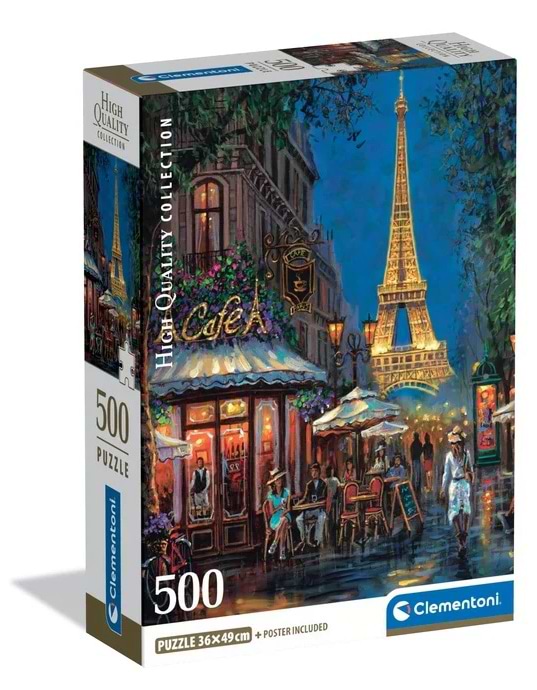 Пазли (8 +) Clementoni Романтичний вечір у Парижі 500 ел. (35577)