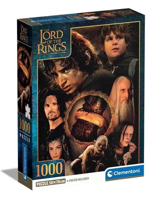 Пазли (8 +) Clementoni Повелитель кілець 1000 ел. (39907)