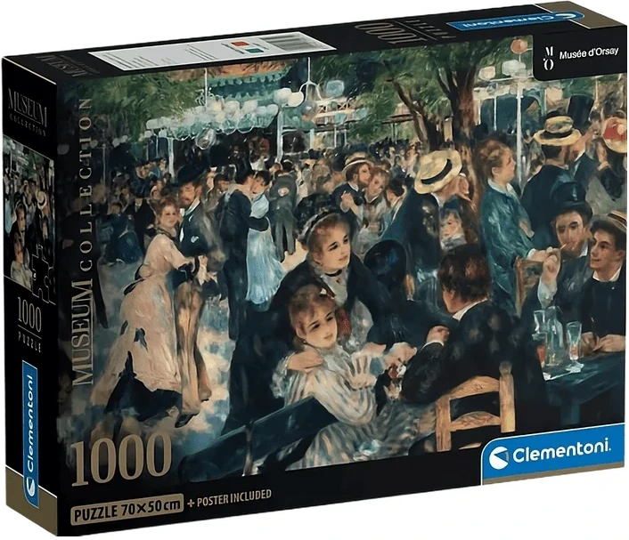 Пазлы (8+) Clementoni Бал Огюста Ренуара в Мулен де ла Галетт 1000 эл. (39971)