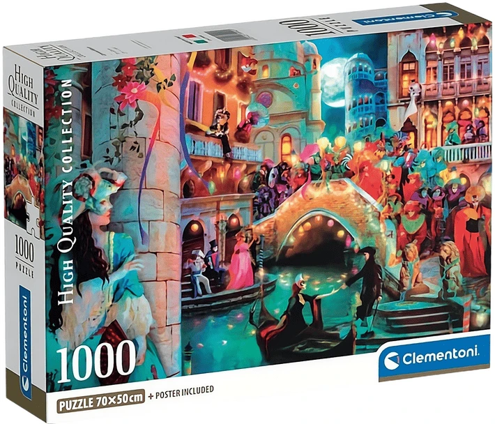 Пазлы (8+) Clementoni Карнавал в лунную ночь 1000 эл. (39990)