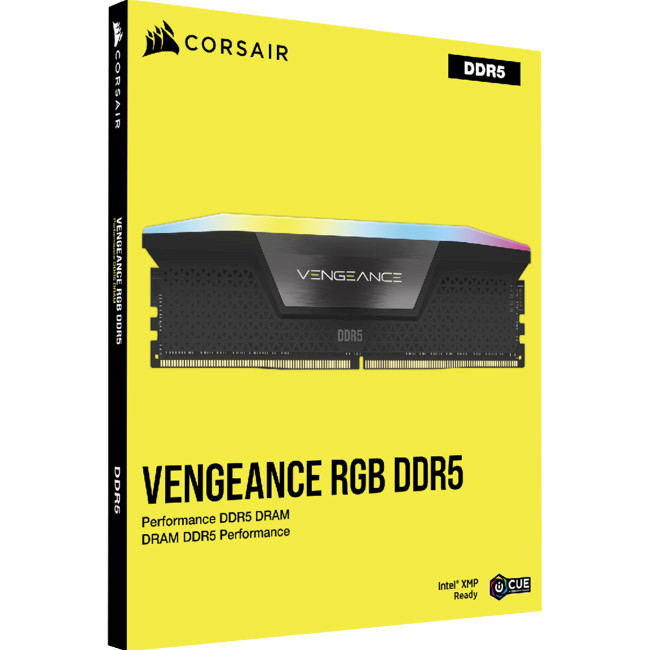 Фото - Уценка - Память DDR Corsair DDR5 2x16GB/6000 Vengeance RGB Black (CMH32GX5M2D6000C36)