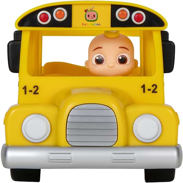 Фото - Интерактивный транспорт CoComelon Feature Vehicle Желтый Школьный Автобус со звуком (CMW0015)