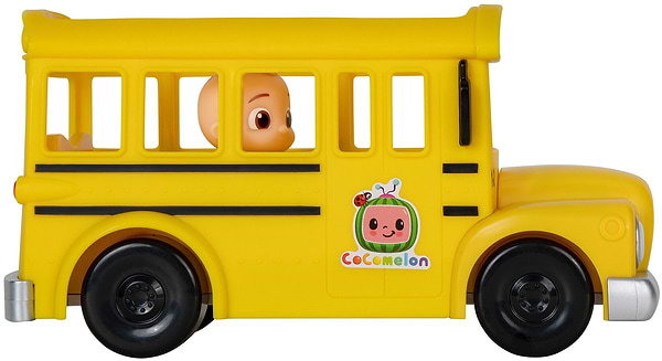 Фото - Интерактивный транспорт CoComelon Feature Vehicle Желтый Школьный Автобус со звуком (CMW0015)