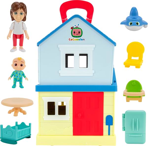 Фото - Кукольный набор CoComelon Feature Playset Семейный дом, со звуком (CMW0066)