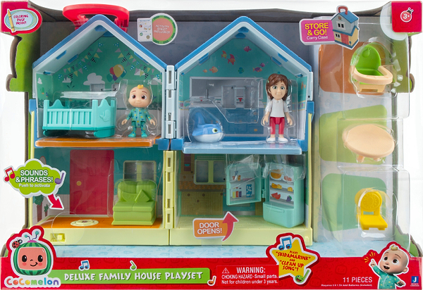 Фото - Кукольный набор CoComelon Feature Playset Семейный дом, со звуком (CMW0066)
