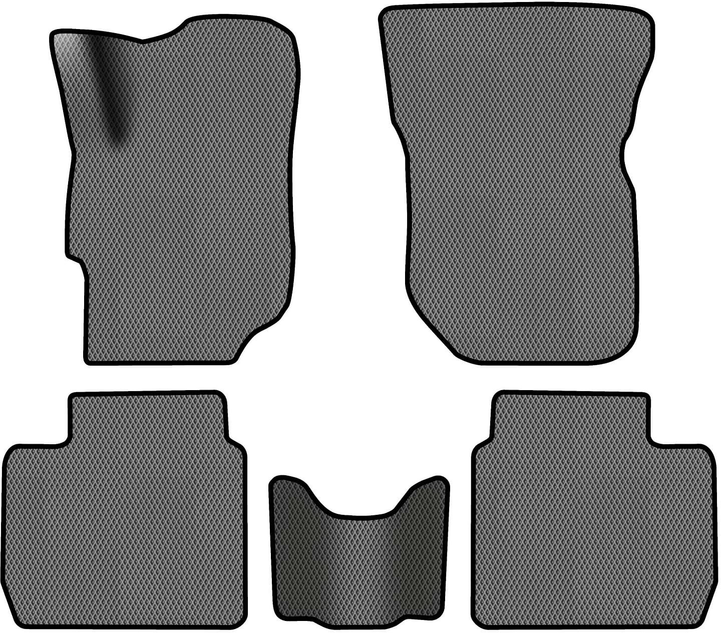 EVA коврики в салон авто EVAtech для C-Elysee Restyling Citroen 2016 2 поколение Sedan EU CN12710CD5RGB