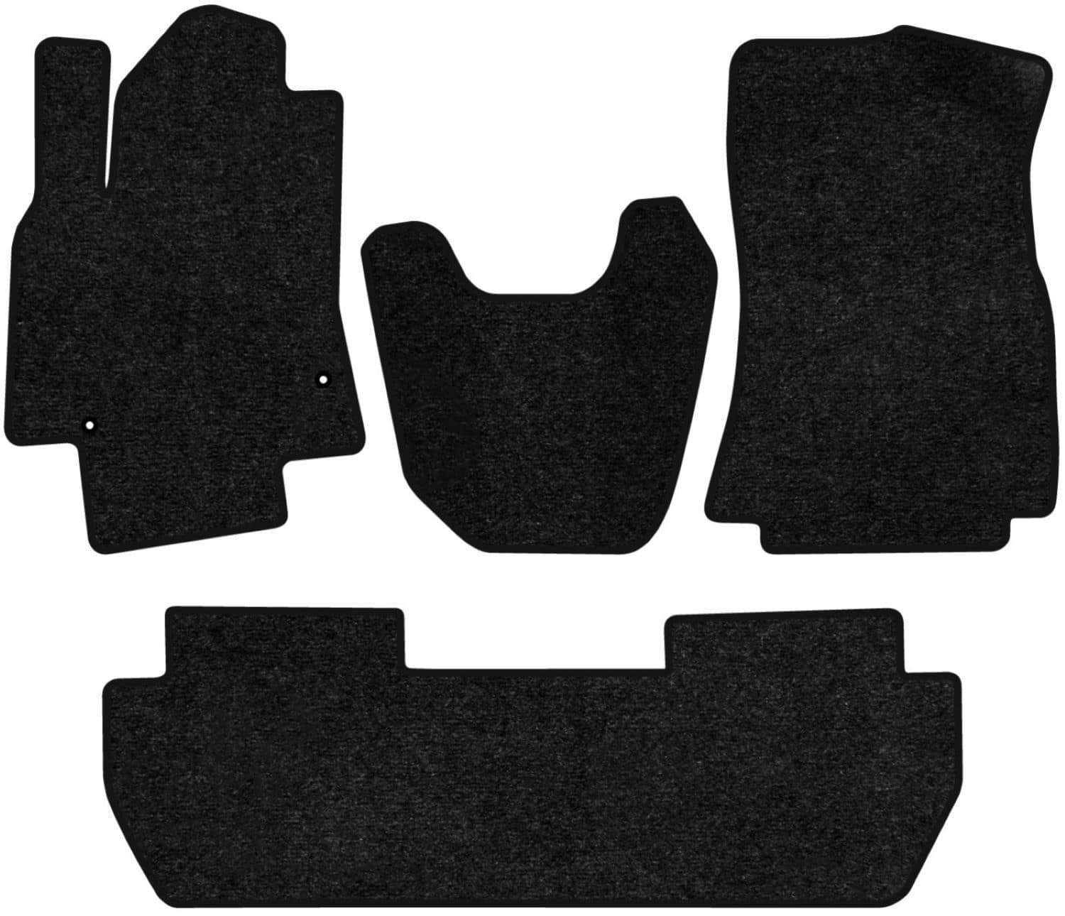 Коврики ворсовые в салон авто EVAtech Standard для Citroen Berlingo (B9) (without armrest) 2008-2018 2 поколение Minivan EU черный кант CN13508Z4CP2VEB