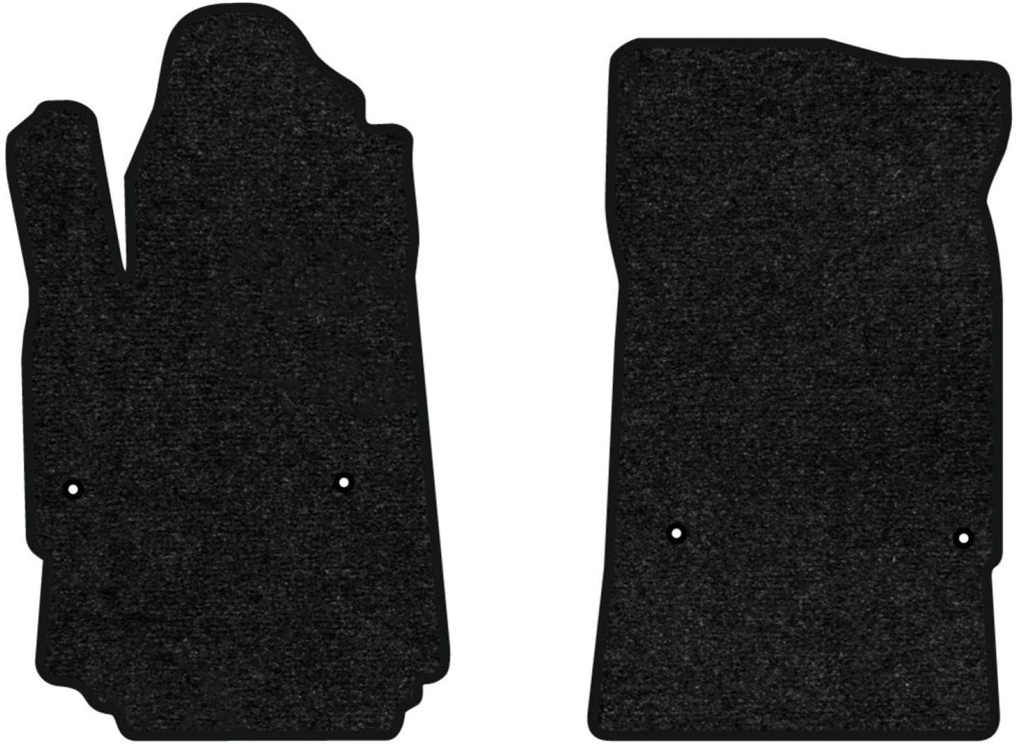 Килимки ворсові в салон авто EVAtech Standard для Citroen C5 2008-2017 2 покоління Sedan EU чорний кант CN1434A2CP4VEB