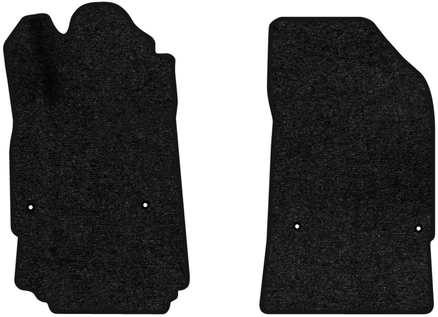 Килимки ворсові в салон авто EVAtech Standard для Citroen C5 2008-2017 2 покоління Sedan EU чорний кант CN1434AE2CP4VEB