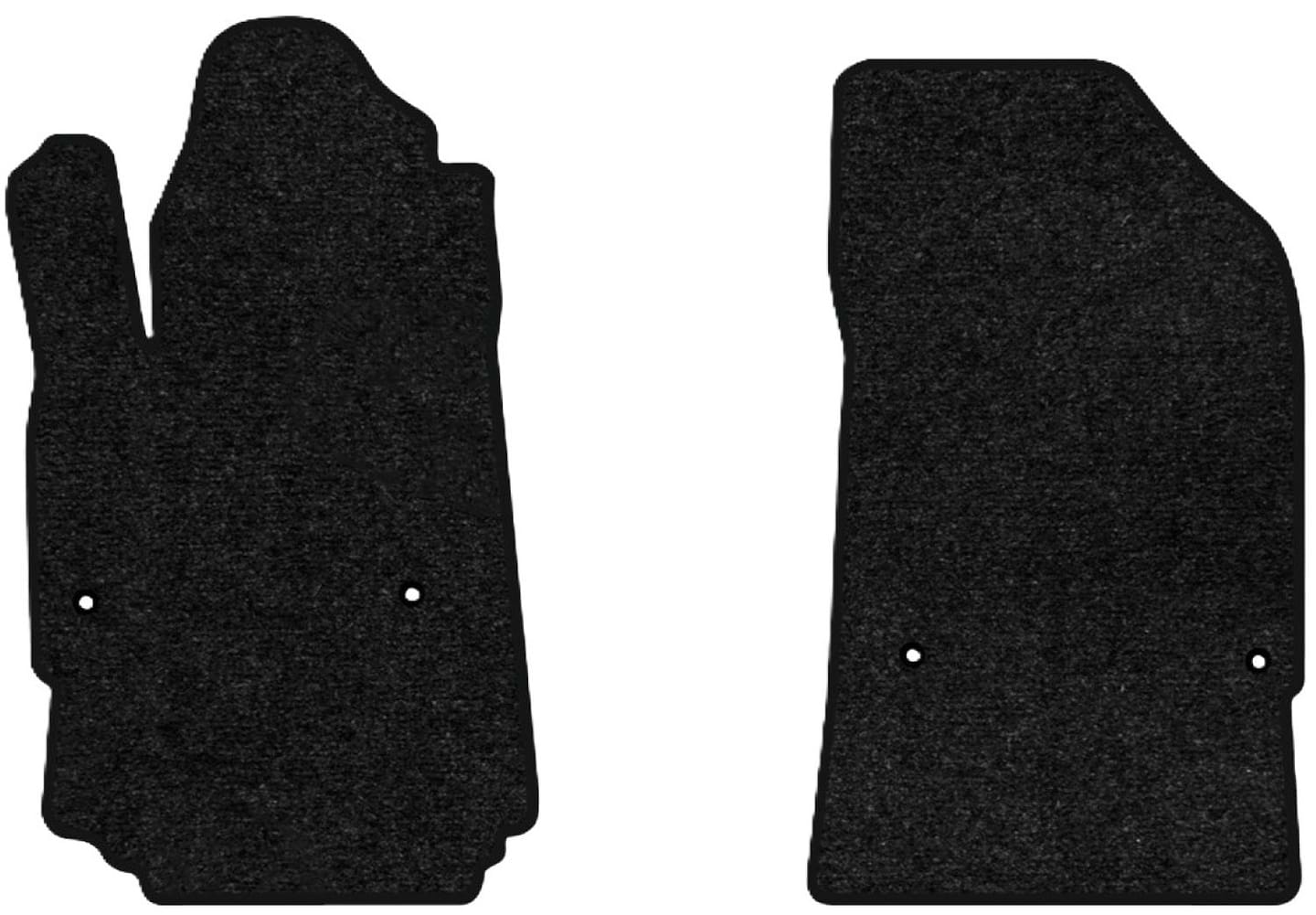 Килимки ворсові в салон авто EVAtech Standard для Citroen C5 2008-2017 2 покоління Sedan EU чорний кант CN1434AV2CP4VEB