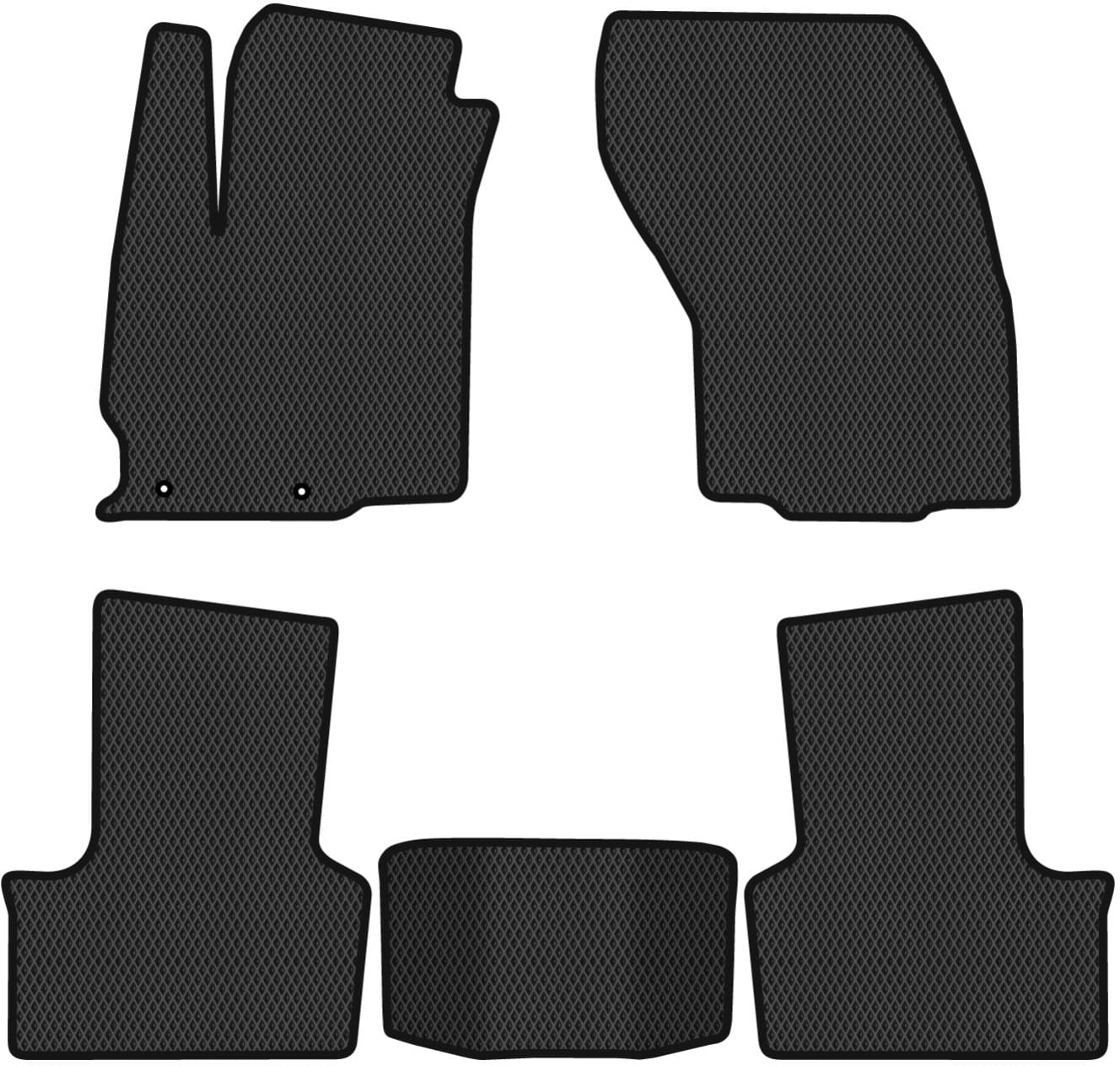 EVA коврики в салон авто EVAtech для C4 Aircross Citroen 2012-2017 1 поколение SUV EU CN14467C5LA2RBB