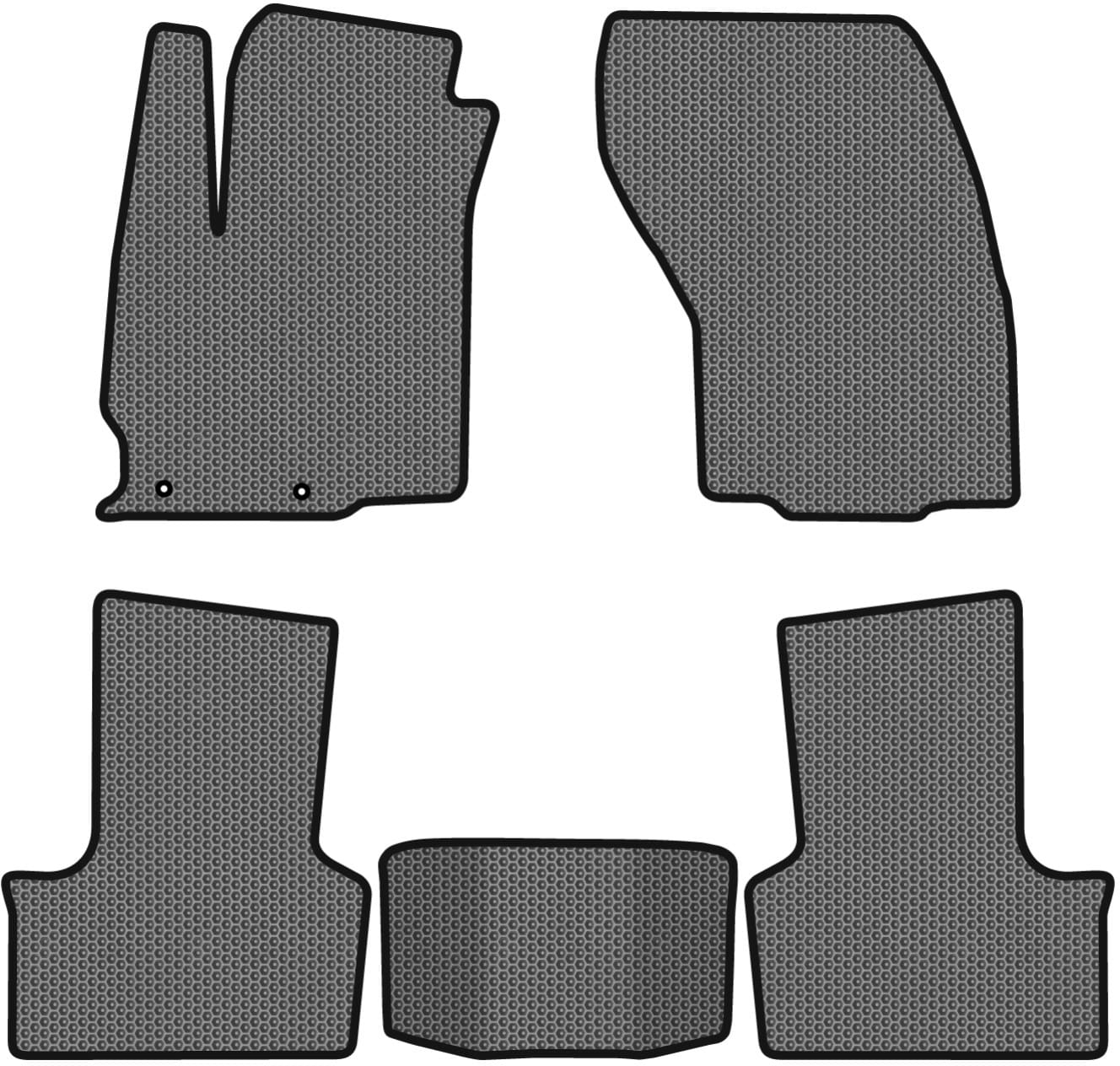 EVA коврики в салон авто EVAtech для C4 Aircross Citroen 2012-2017 1 поколение SUV EU CN14467C5LA2SGB