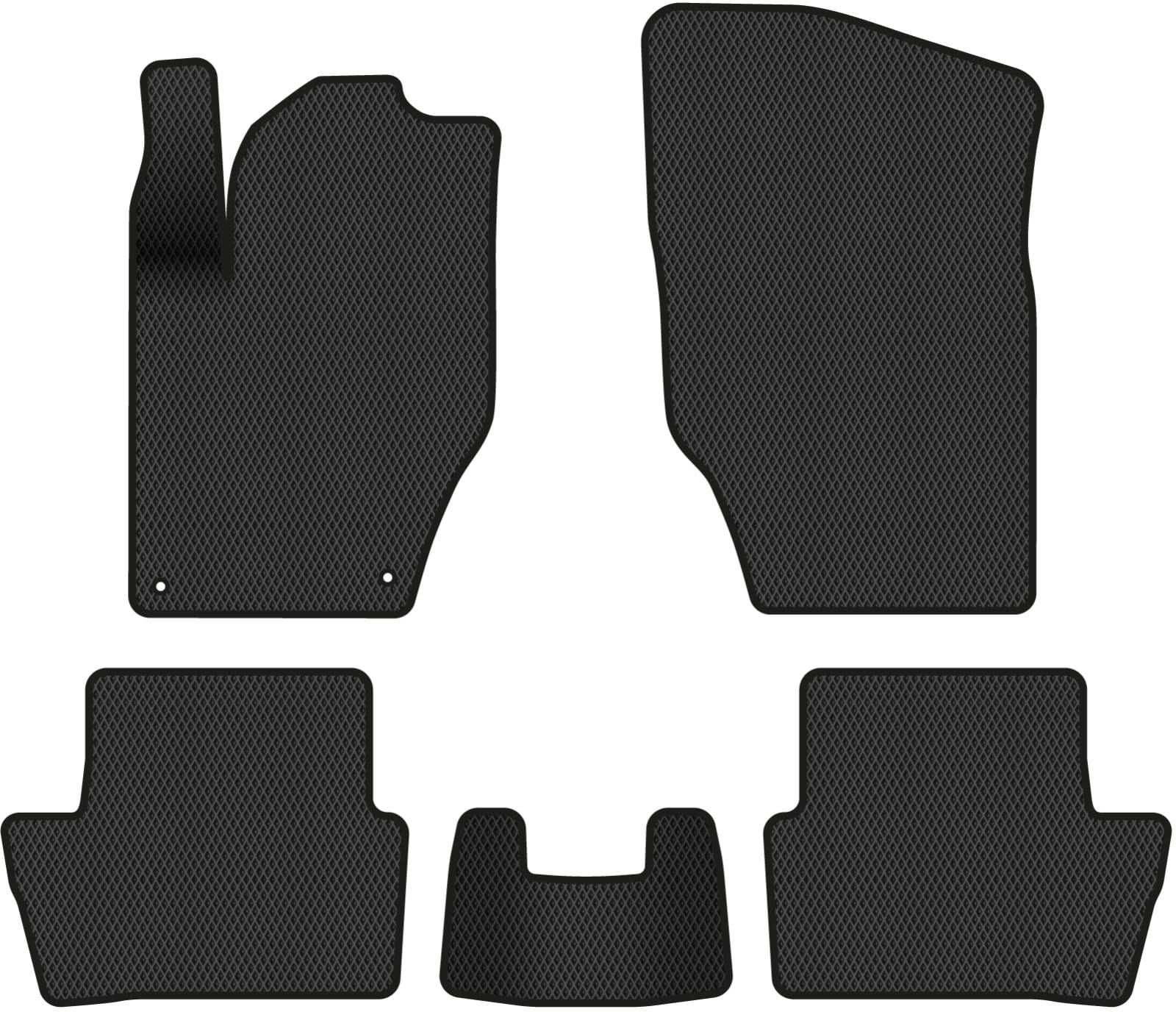 EVA коврики в салон авто EVAtech для C4 Citroen 2010-2018 2 поколение Htb EU CN1556C5CP2RBB