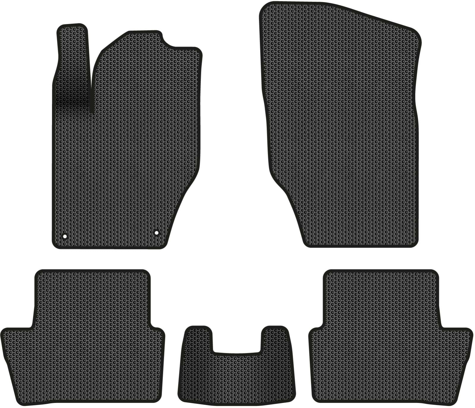 EVA коврики в салон авто EVAtech для C4 Citroen 2010-2018 2 поколение Htb EU CN1556C5CP2SBB