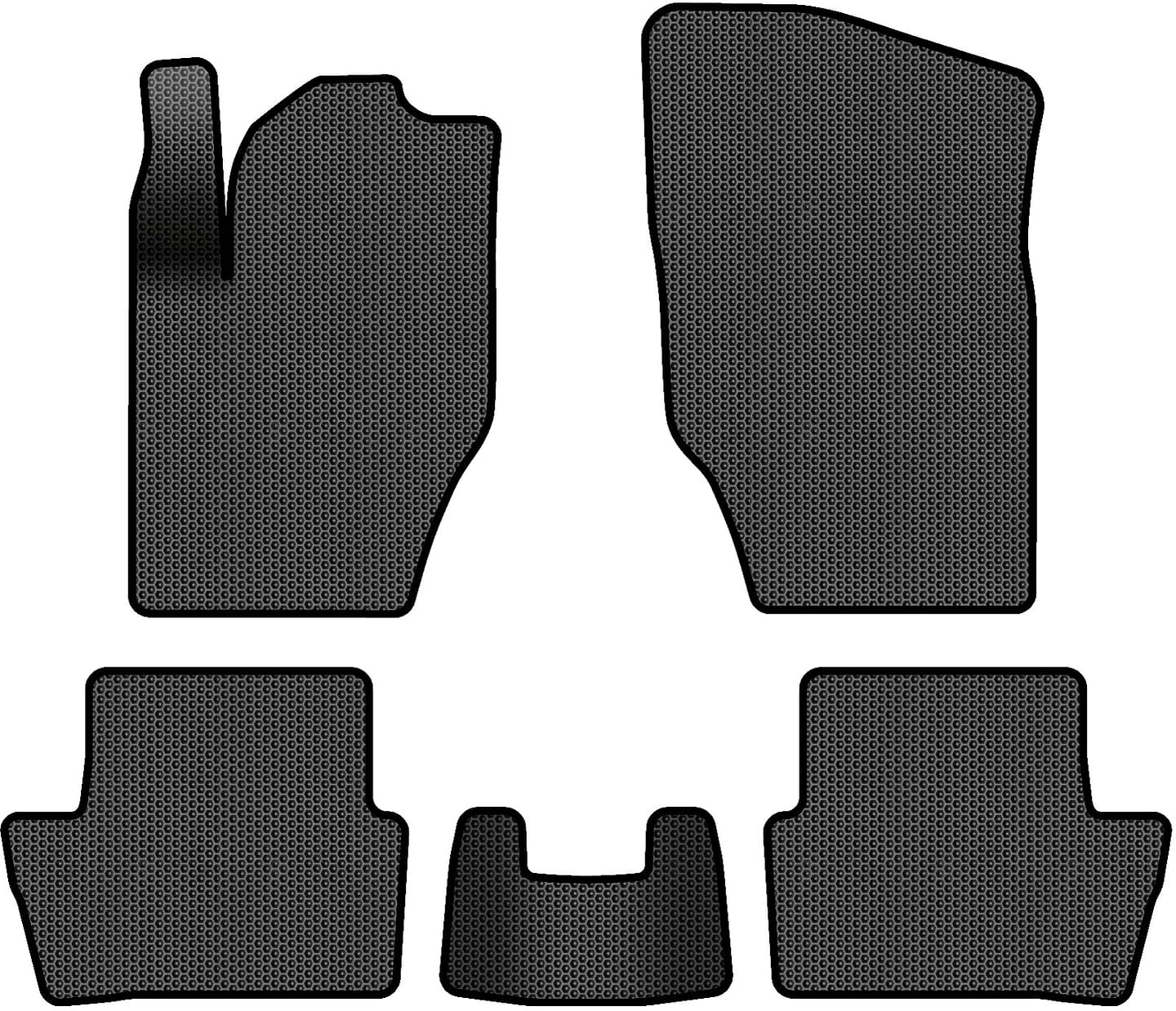 EVA коврики в салон авто EVAtech для C4 Citroen 2010-2018 2 поколение Htb EU CN1556C5SBB