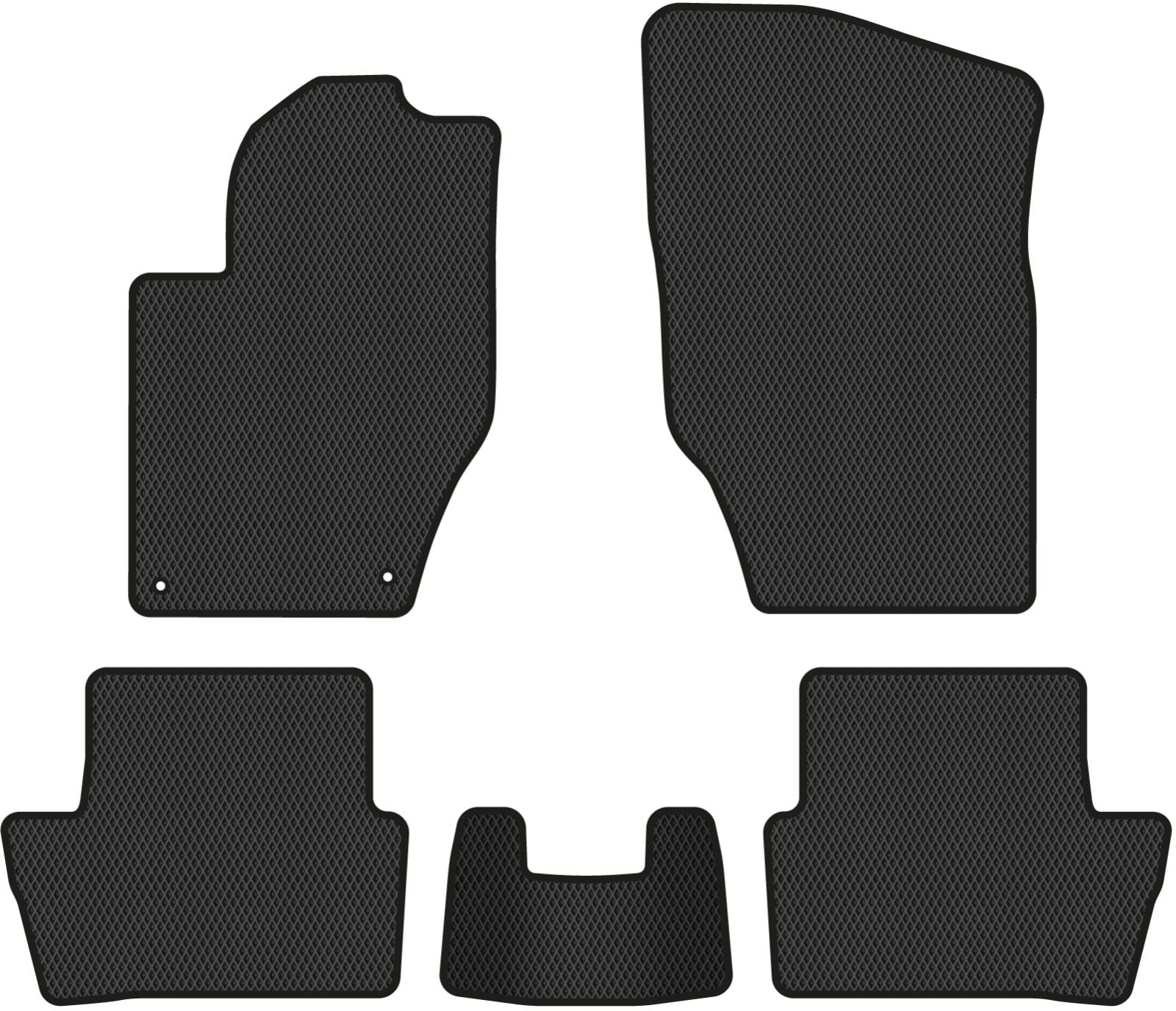 EVA коврики в салон авто EVAtech для C4 Citroen 2010-2018 2 поколение Htb EU CN1556CB5CP2RBB