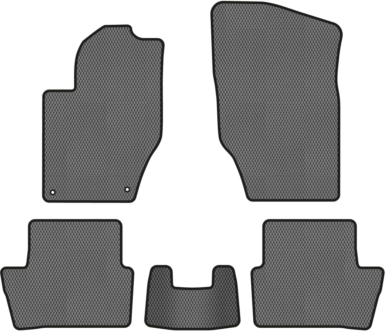 EVA коврики в салон авто EVAtech для C4 Citroen 2010-2018 2 поколение Htb EU CN1556CB5CP2RGB