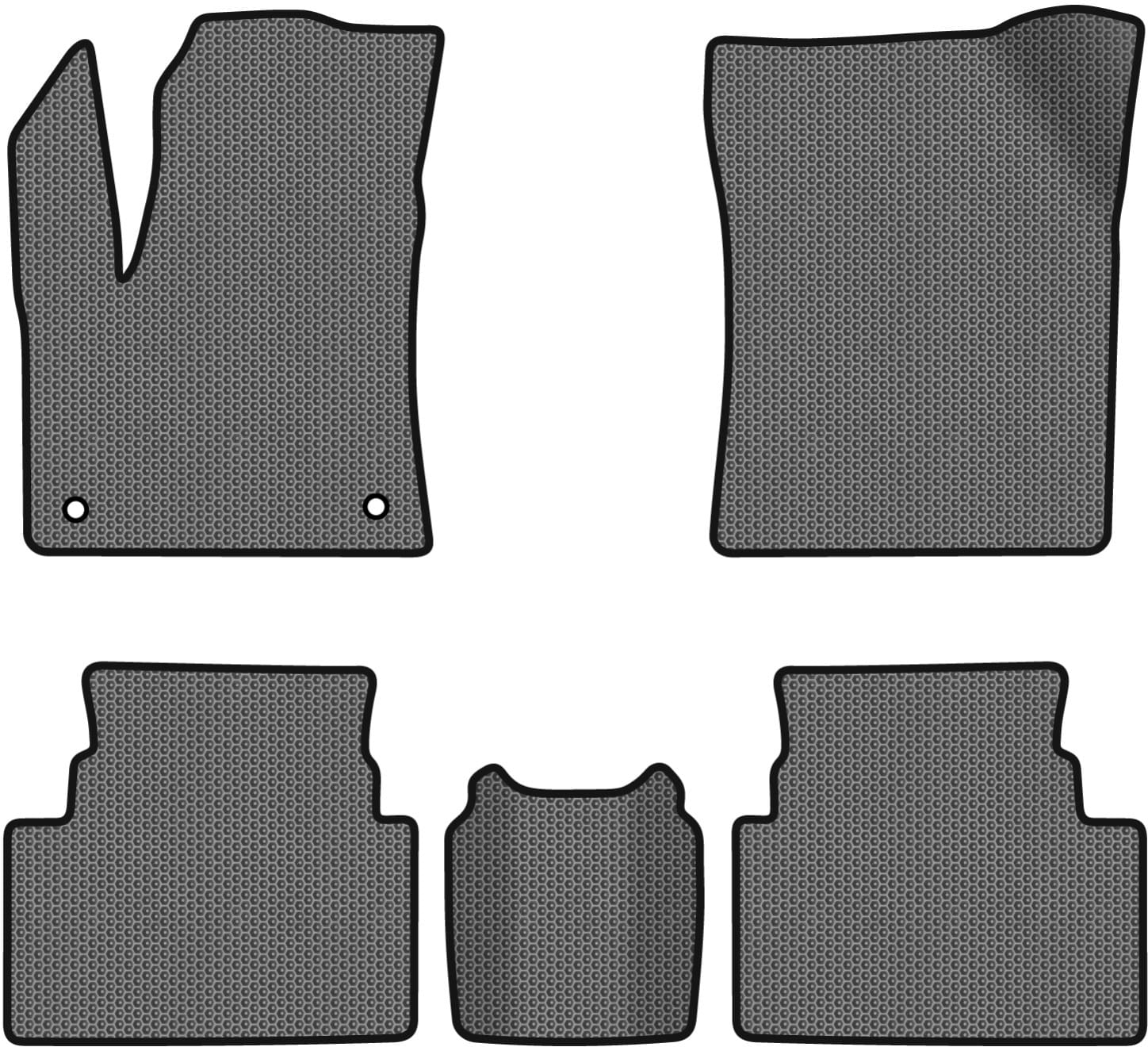 EVA коврики в салон авто EVAtech для C5 Aircross Citroen 2017 1 поколение SUV EU CN1690C5AV2RGB