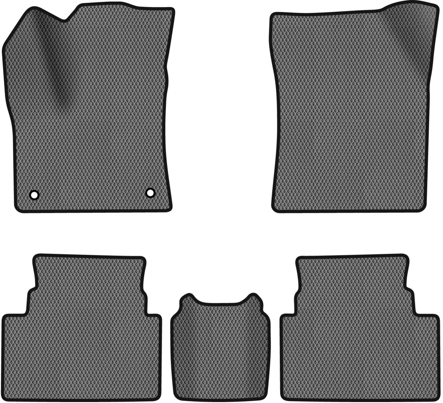 EVA коврики в салон авто EVAtech для C5 Aircross Citroen 2017 1 поколение SUV EU CN1690CD5AV2RGB
