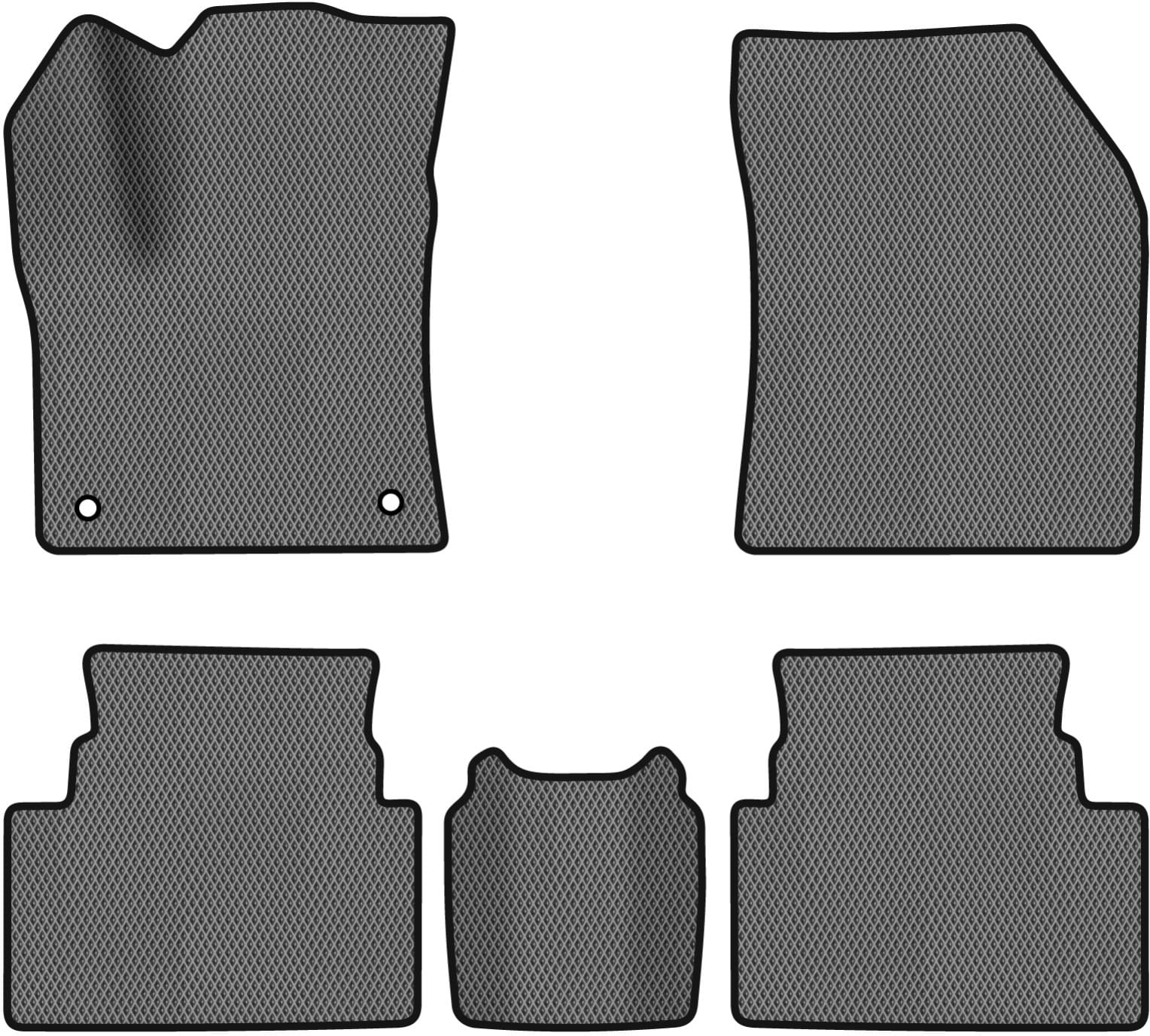 EVA коврики в салон авто EVAtech для C5 Aircross Citroen 2017 1 поколение SUV EU CN1690CE5AV2RGB