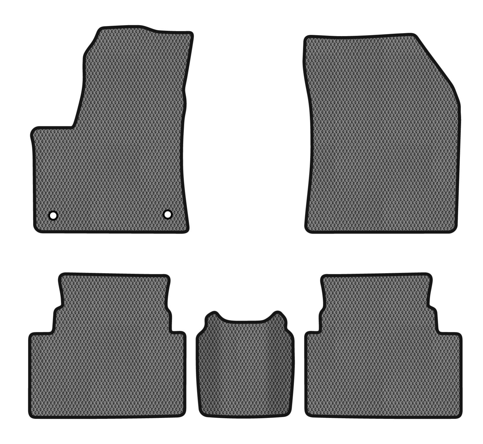 EVA коврики в салон авто EVAtech для C5 Aircross Citroen 2017 1 поколение SUV EU CN1690CG5AV2RGB