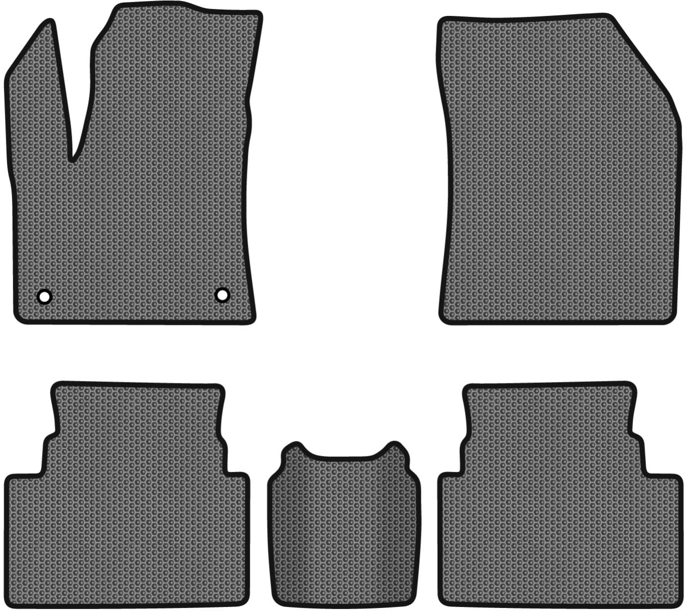 EVA коврики в салон авто EVAtech для C5 Aircross Citroen 2017 1 поколение SUV EU CN1690CV5AV2SGB