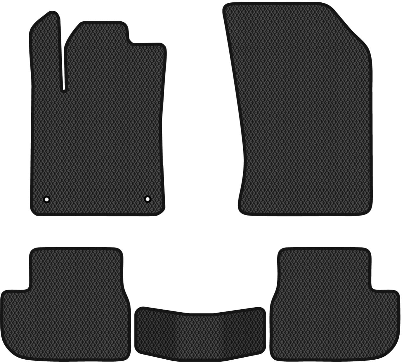 EVA килимки в салон авто EVAtech для C3 Citroen 2009-2016 2 покоління Htb EU CN21765C5RBB