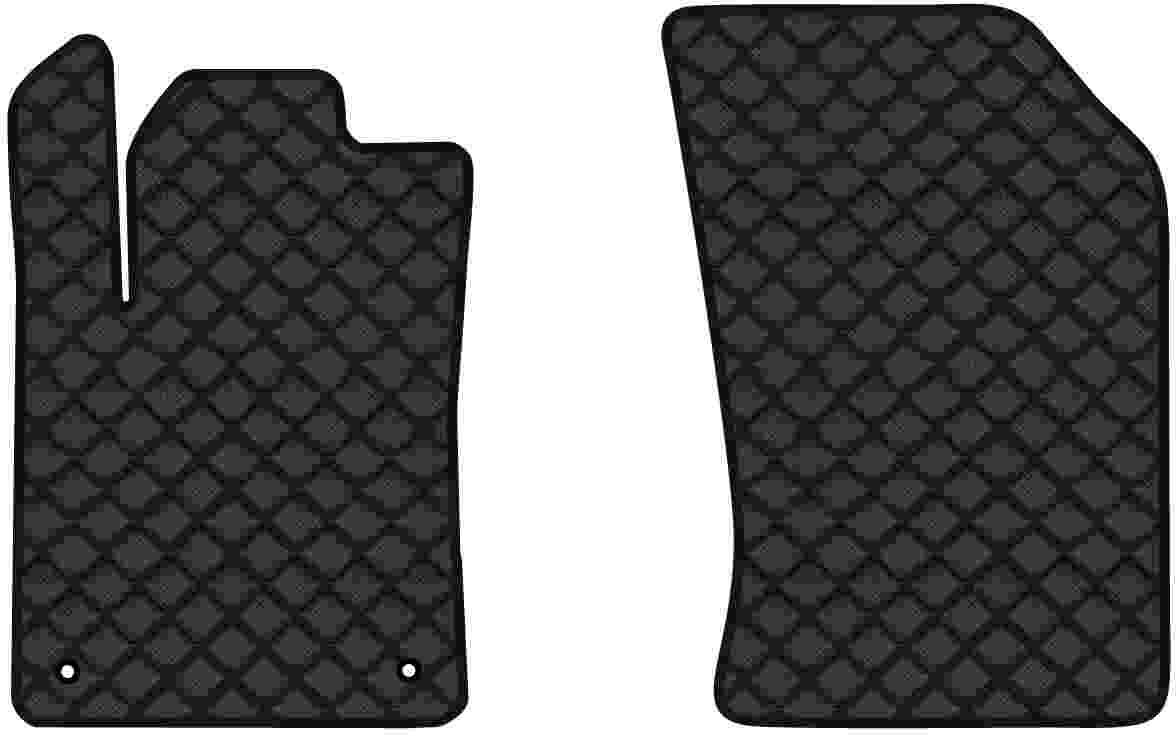 Коврики из экокожи в салон авто передние EVAtech ECO для C3 Citroen 2009-2016 2 поколение Htb EU CN21765A2CP2BBB