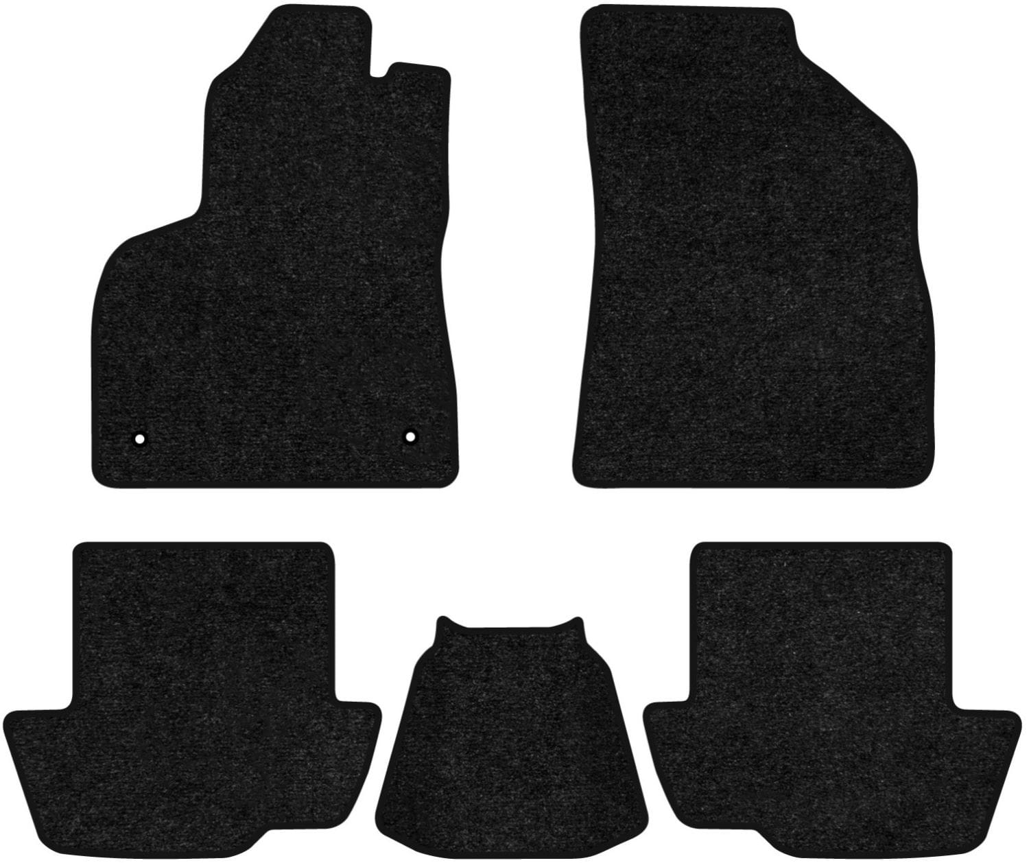 Коврики ворсовые в салон авто EVAtech Standard для Citroen DS5 2011-2015 1 поколение Htb EU черный кант CN22668CG5CP2VEB